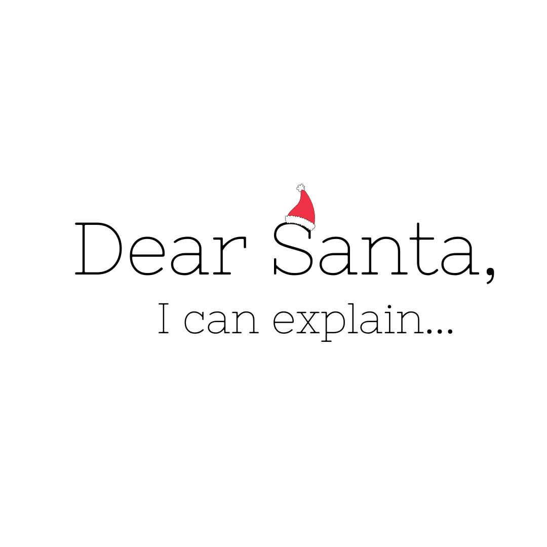 Dear Santa Waterslide Decal