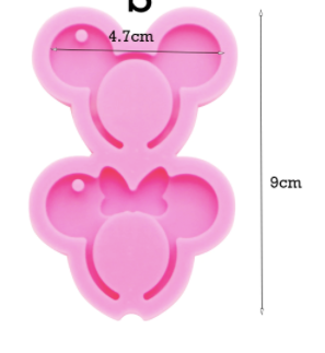 Minnie & Mickey Ears Silicone Mold